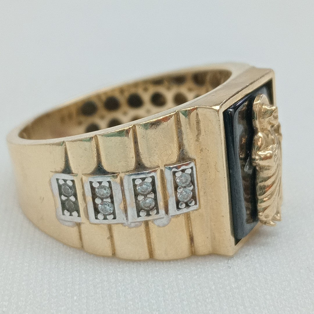 ANILLO ORO 10 K 7.5 GRMS (SEMINUEVO)