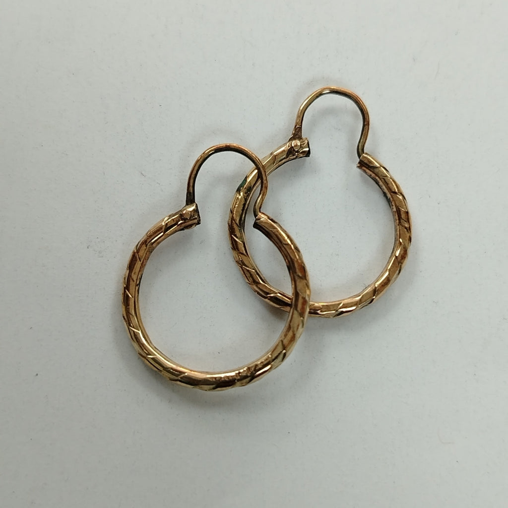 ARRACADAS PAR ORO 10 K 1.9 GRMS (SEMINUEVO)