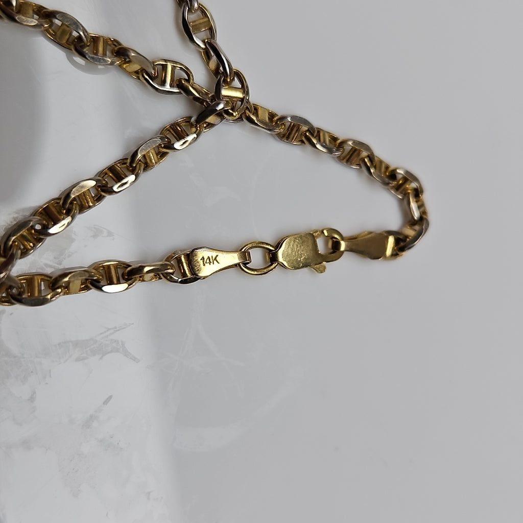 CADENA ORO,ORO COMBINADO 14 K 5,90 GRMS (SEMINUEVO)