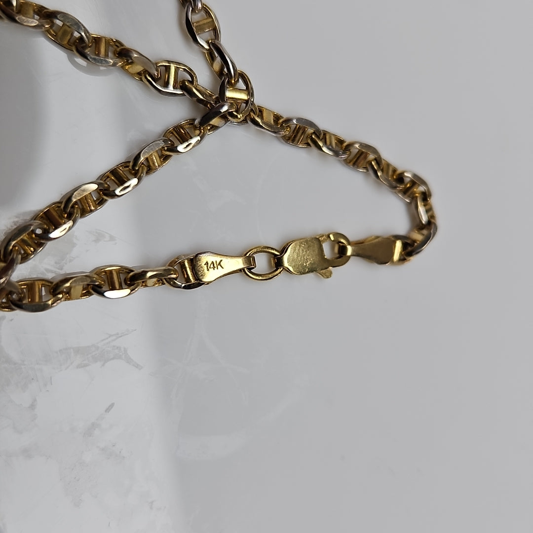 CADENA ORO,ORO COMBINADO 14 K 5,90 GRMS (SEMINUEVO)
