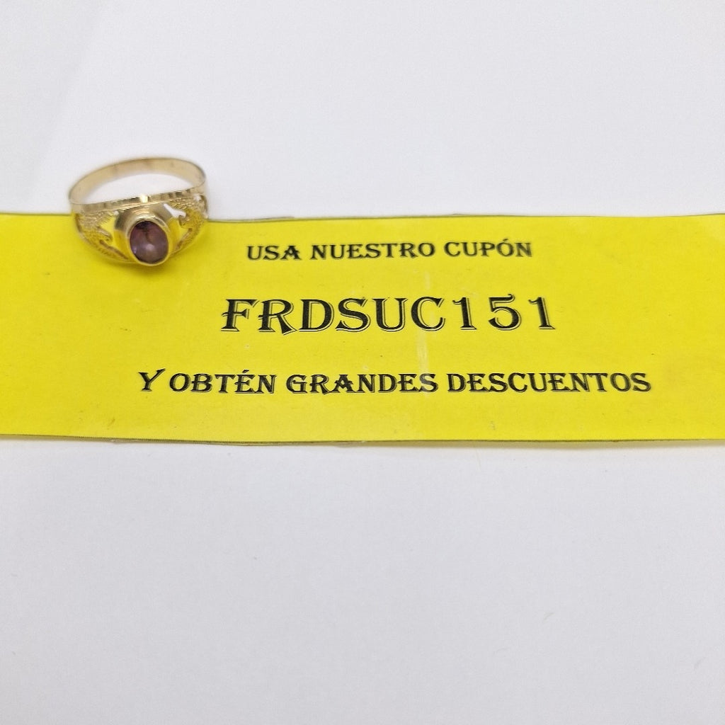 ANILLO ORO 10 K 4.5 GRMS (SEMINUEVO)