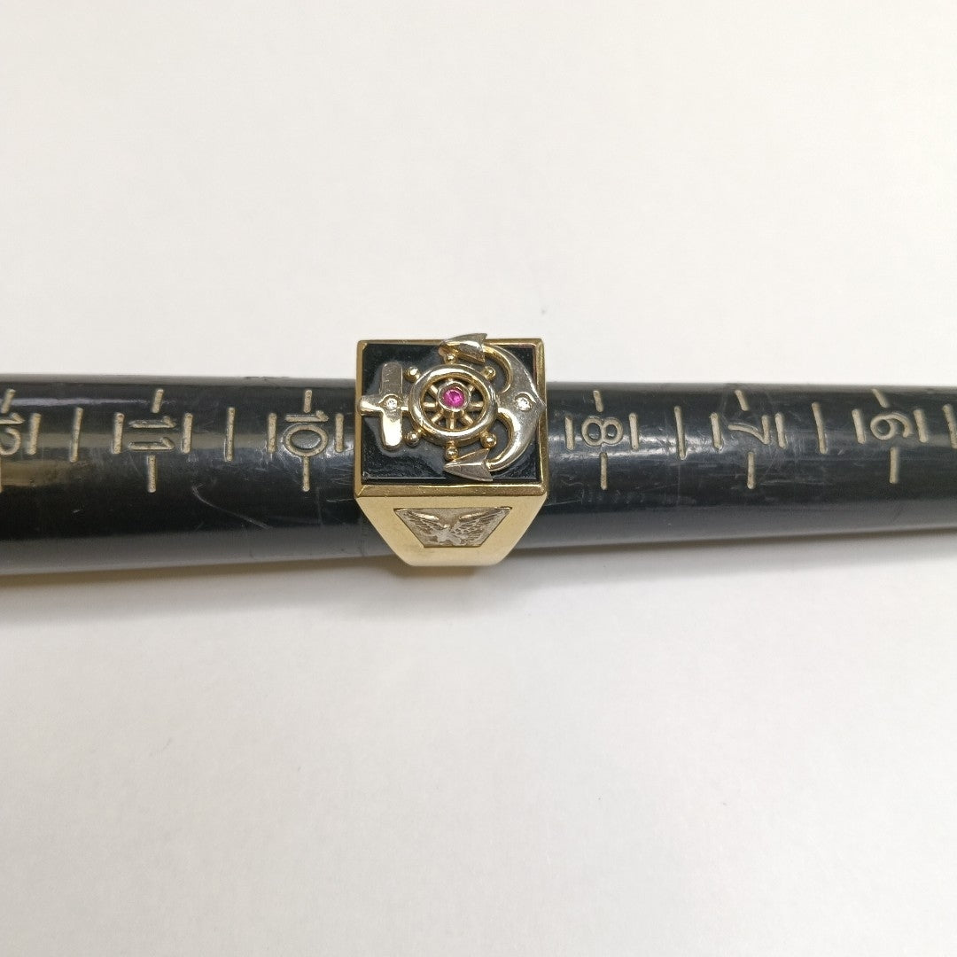 ANILLO ORO 14 K 15.1 GRMS (SEMINUEVO)
