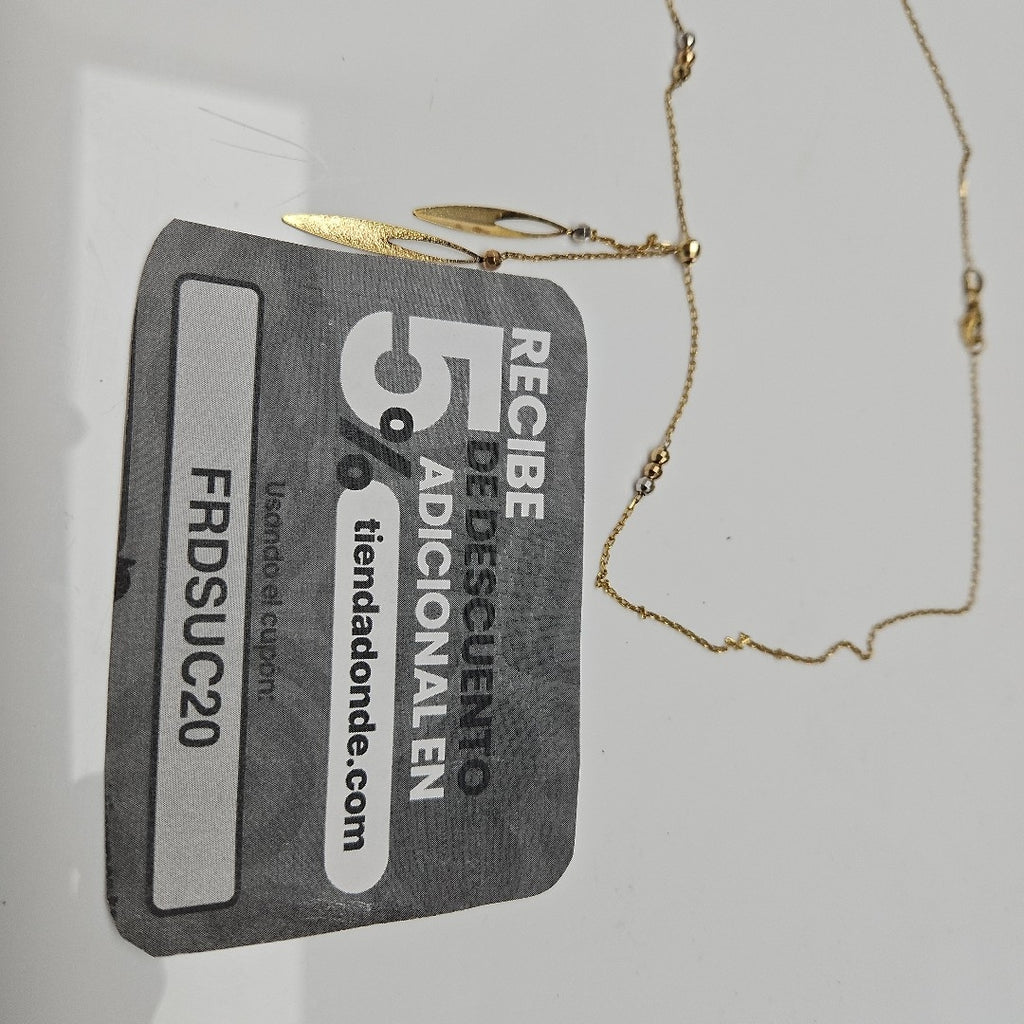GARGANTILLA ORO COMBINADO 14 K 3,70 GRMS (SEMINUEVO)