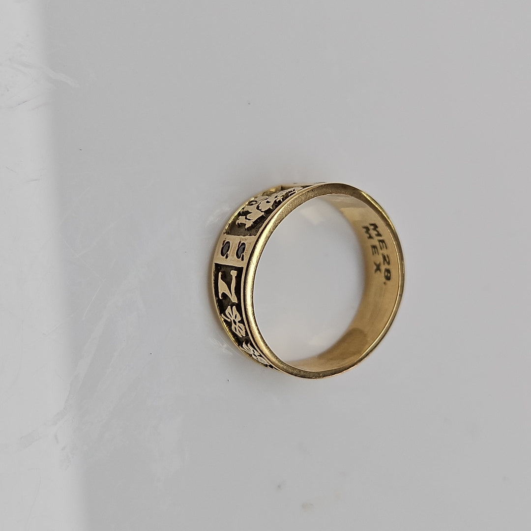 ARGOLLA DE LA SUERTE ORO 14 K 4,40 GRMS (SEMINUEVO)