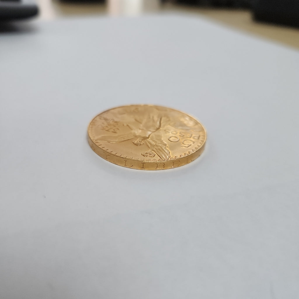 K1 41,60 GRMS 21 K IDENTIFICACIÓN MONEDA NOMINATIVA MONEDAS PESOS 50 PESOS (SEMINUEVO)