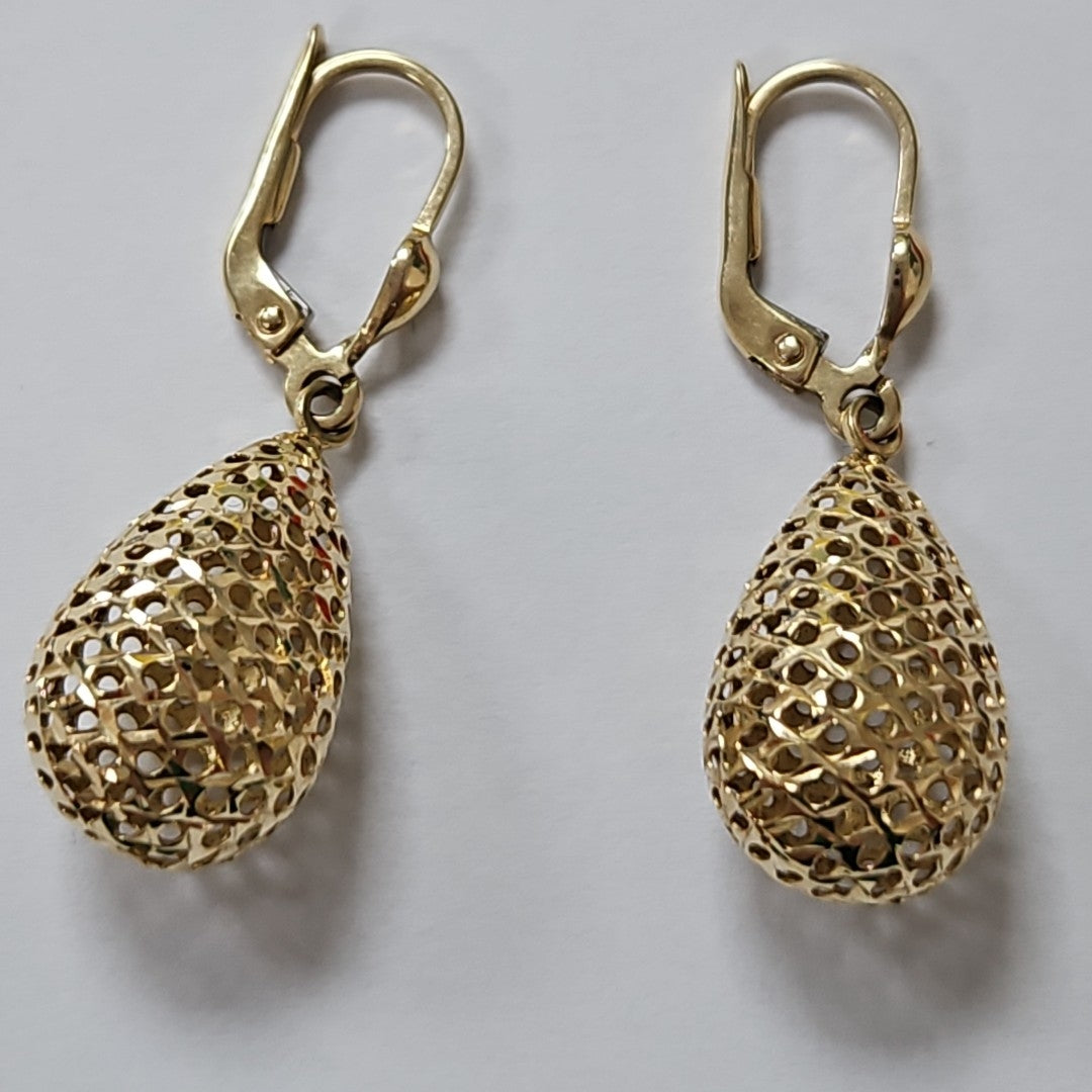 ARETES PAR ORO 14 K 2.7 GRMS (SEMINUEVO)