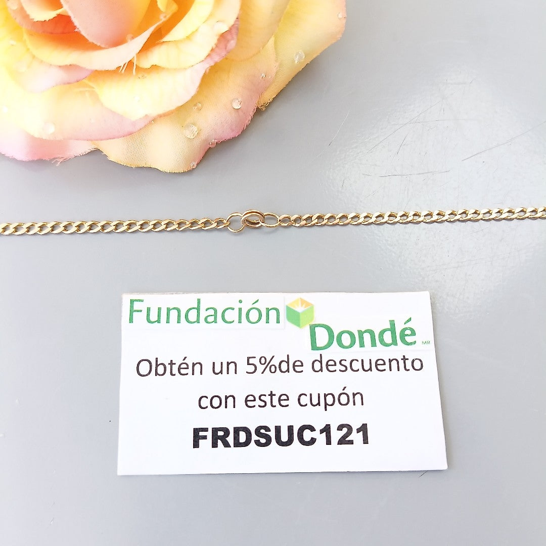 CADENA, DIJE ORO 8 K 14.3 GRMS (SEMINUEVO)