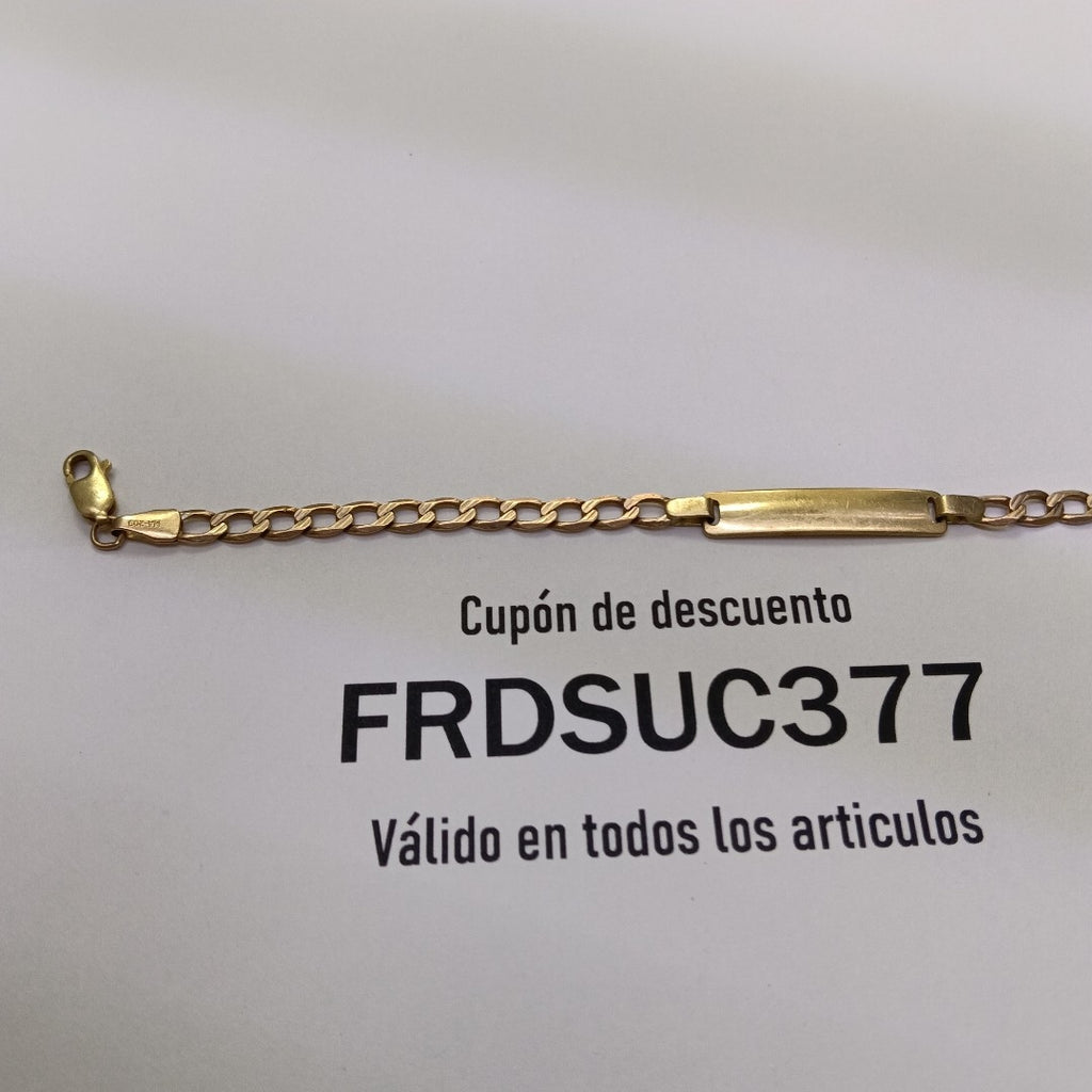 ESCLAVA ORO 14 K 4.5 GRMS (SEMINUEVO)