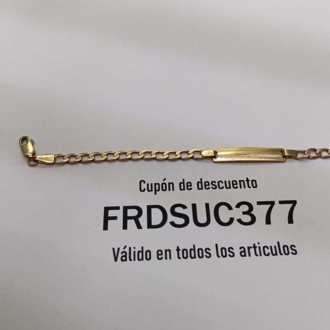 ESCLAVA ORO 14 K 4.5 GRMS (SEMINUEVO)