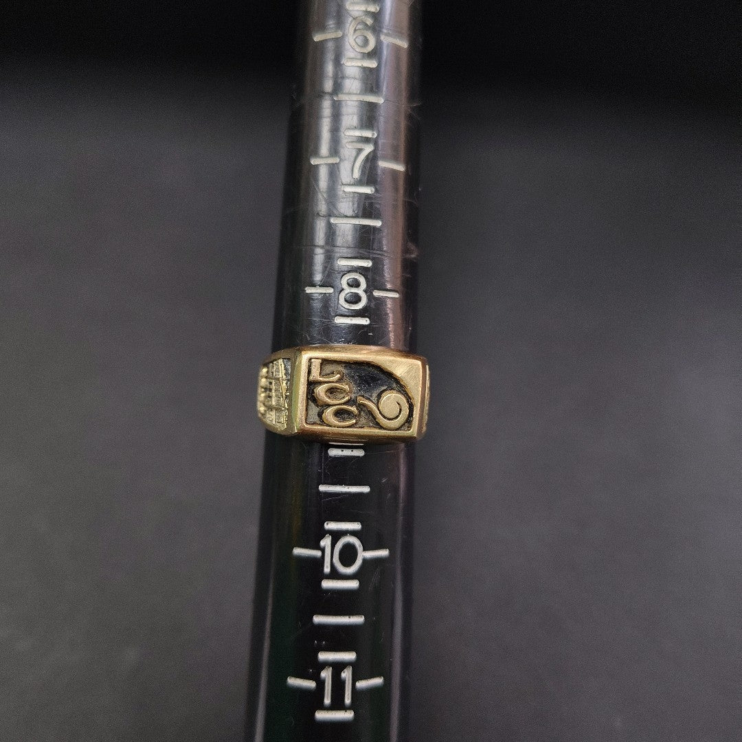 ANILLO DE GRADUACIÓN ORO 14 K 9,00 GRMS (SEMINUEVO)