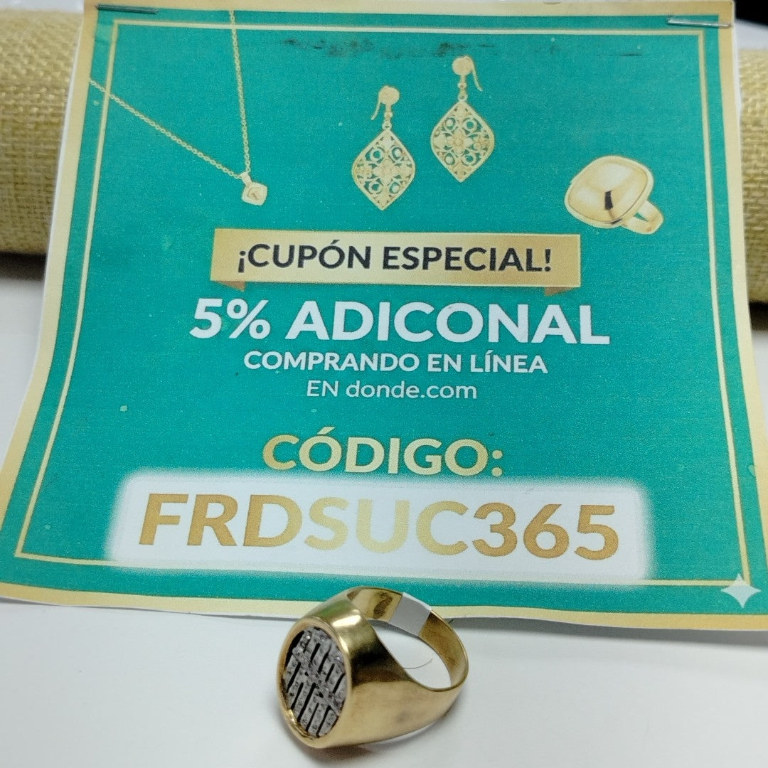 ANILLO ORO 14 K 16,00 GRMS (SEMINUEVO)