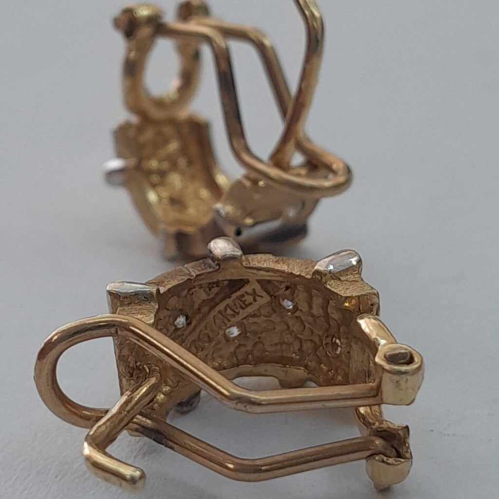 ARETES PAR ORO 14 K 4.8 GRMS (SEMINUEVO)
