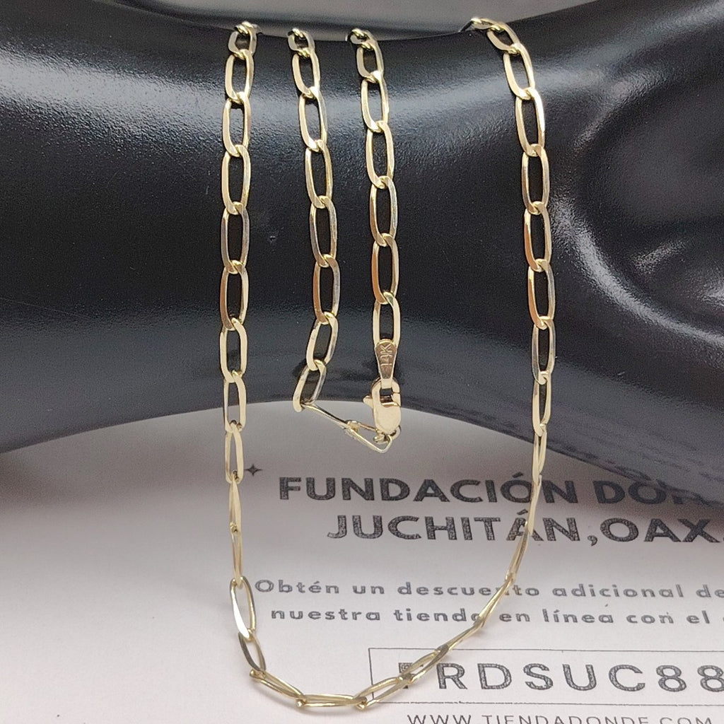 CADENA TEJIDO ESLABONES 6.6G 55 CM (NUEVO)