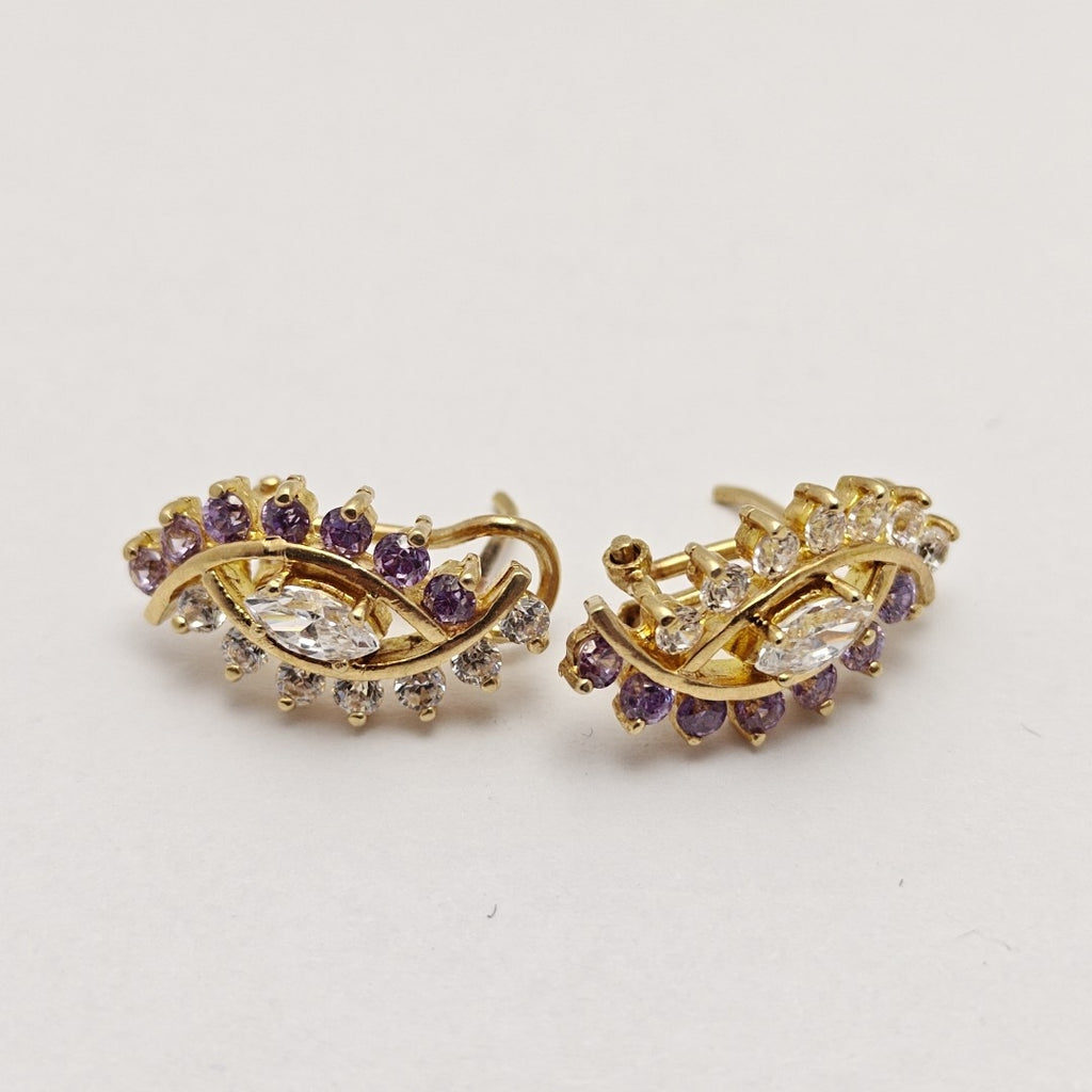 ARETES PAR ORO 14 K 5.1 GRMS (SEMINUEVO)