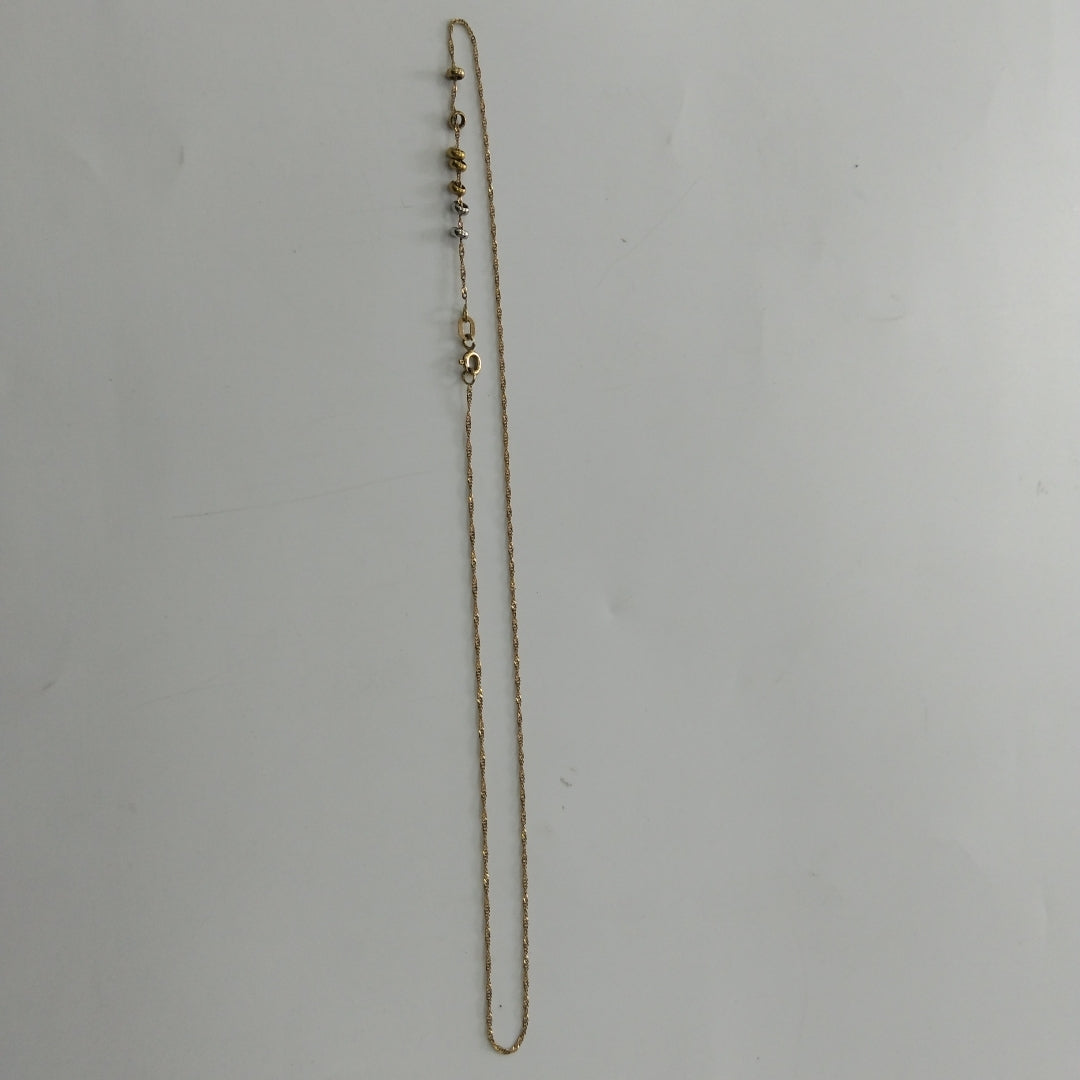 GARGANTILLA ORO 14 K 1.3 GRMS (SEMINUEVO)