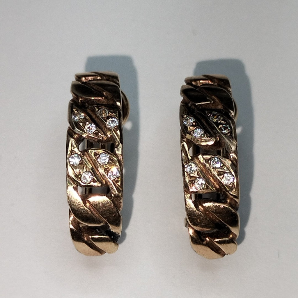 ARETES PAR ORO 14 K 5,40 GRMS (SEMINUEVO)