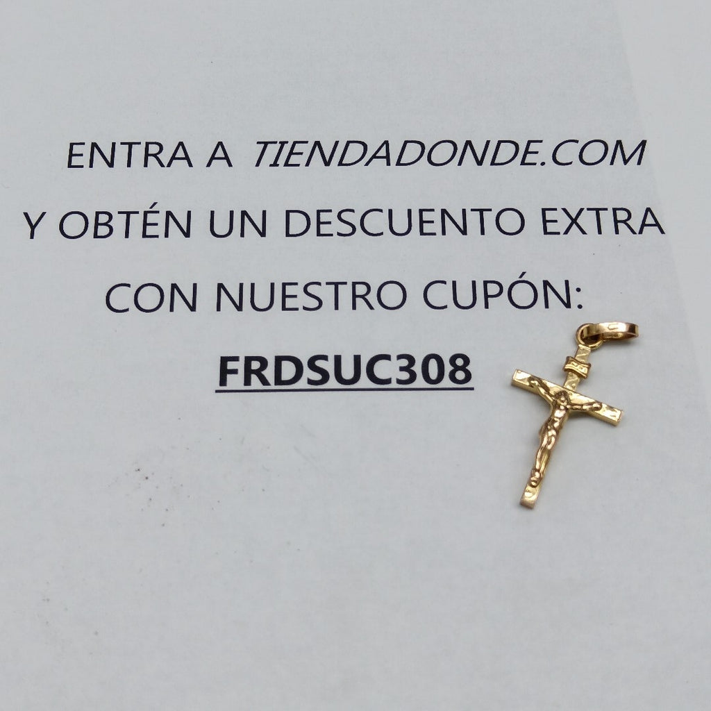 CRUCIFIJO ORO 14 K 1.8 GRMS (SEMINUEVO)