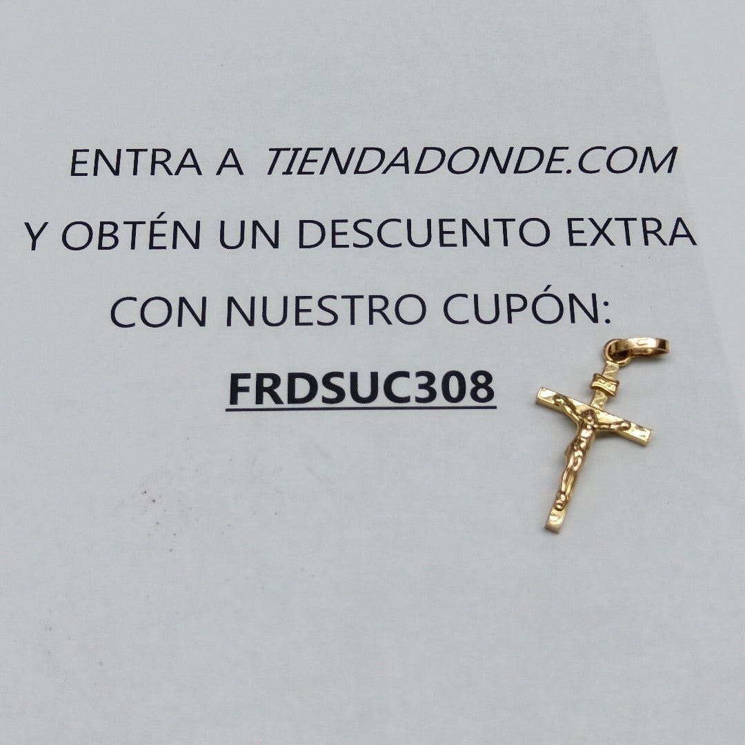 CRUCIFIJO ORO 14 K 1.8 GRMS (SEMINUEVO)