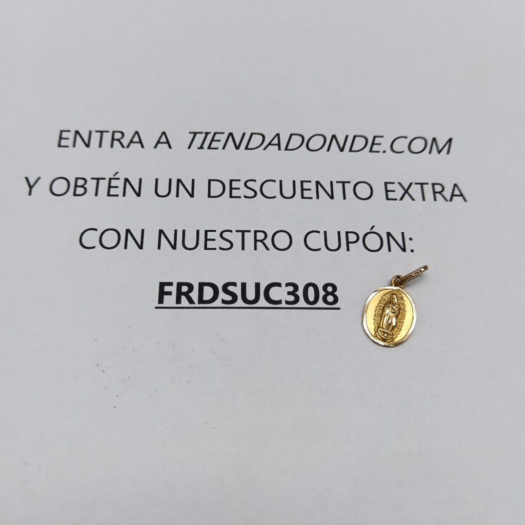 MEDALLA RELIGIOSA ORO 14 K 1,00 GRMS (SEMINUEVO)