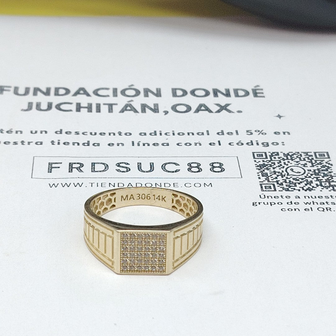 ANILLOS CABALLERO ORO 14K 4.9 (NUEVO)