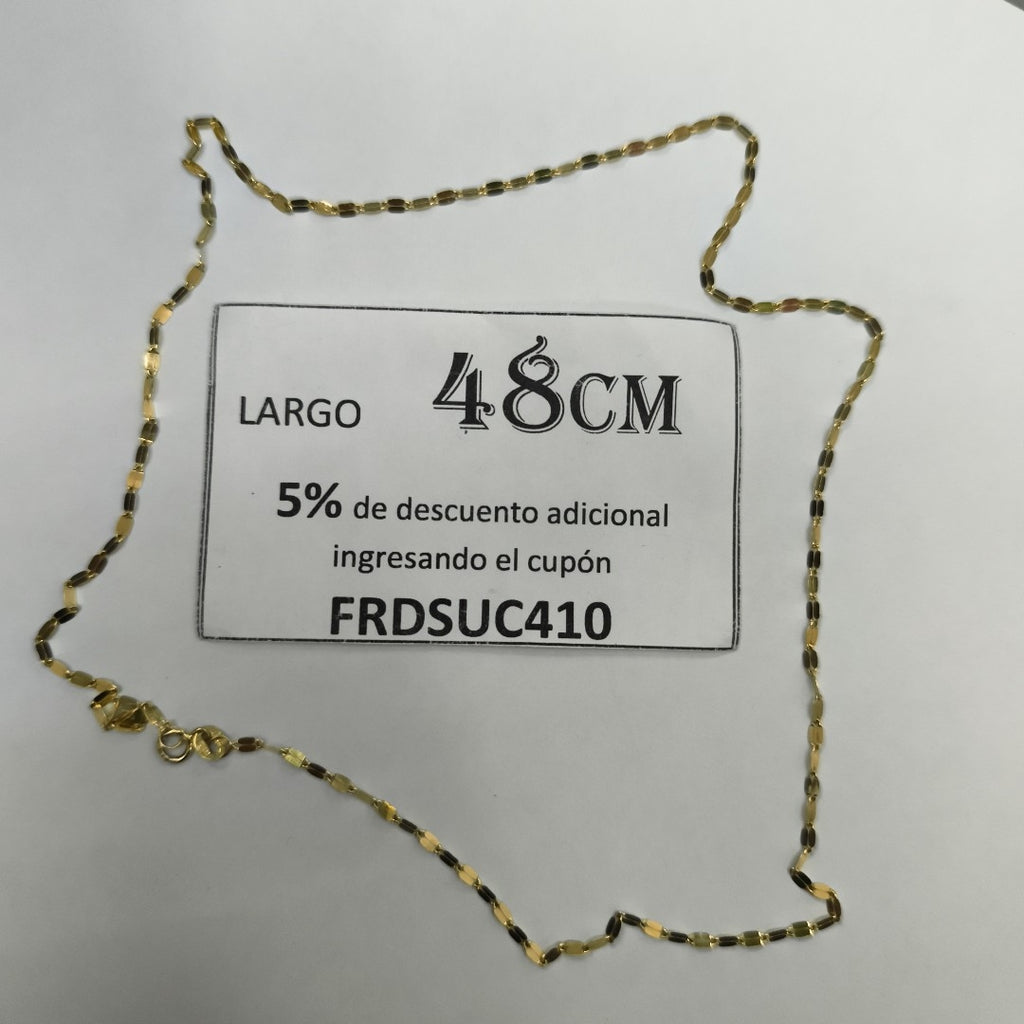 CADENA ORO 10 K 1,70 GRMS (SEMINUEVO)