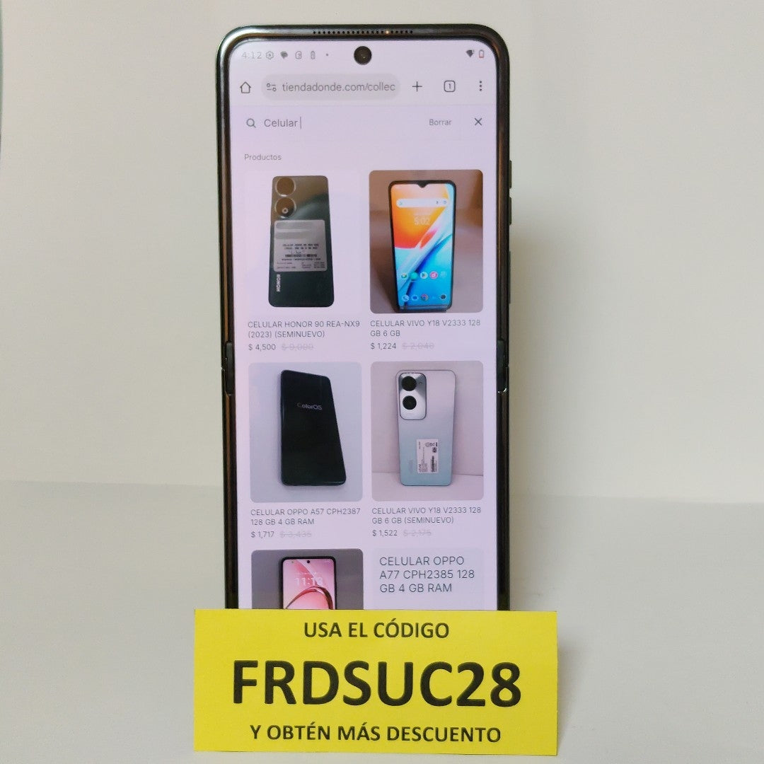 CELULAR MOTOROLA RAZR 50 ULTRA XT2451-3 (2024) 512 GB 12 GB RAM (SEMINUEVO)