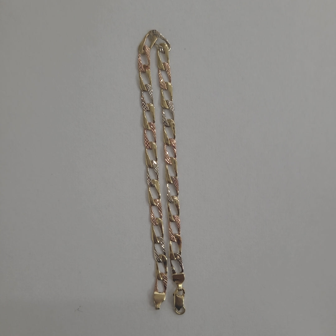 PULSERA ORO,ORO COMBINADO 14 K 3,10 GRMS (SEMINUEVO)