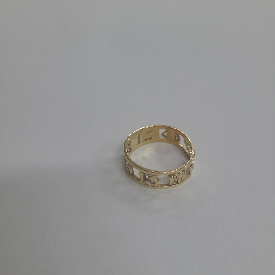 ARGOLLA ORO 14 K 2.2 GRMS (SEMINUEVO)