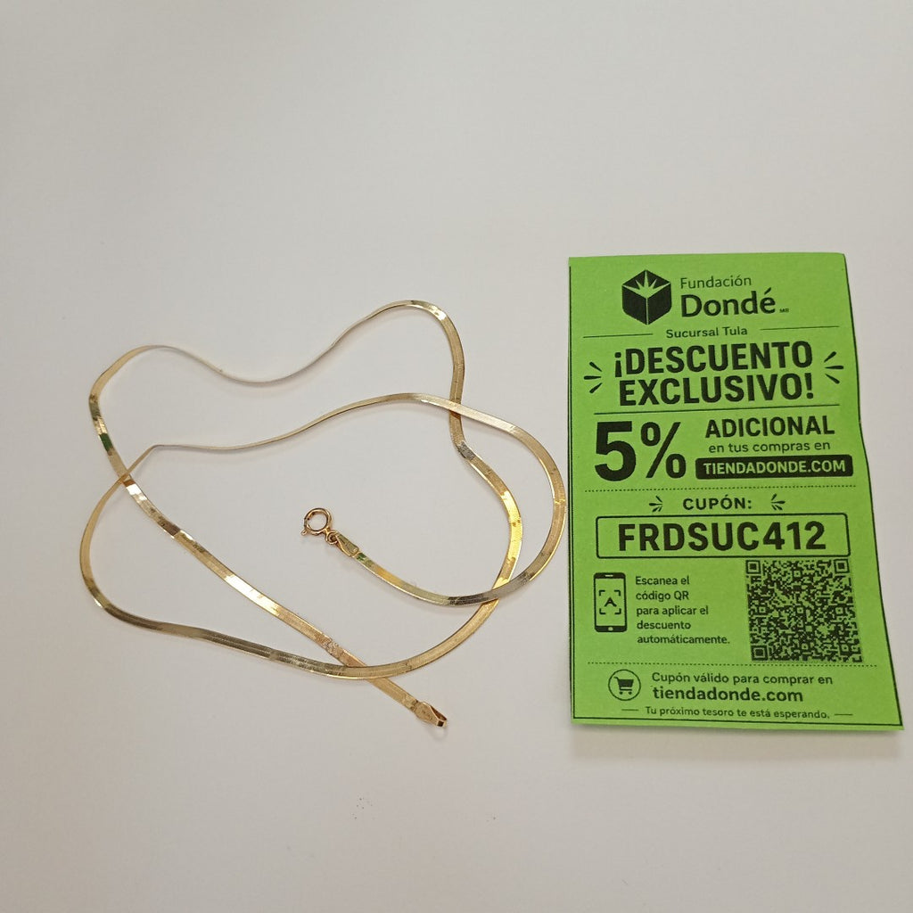 GARGANTILLA ORO 10 K 2.1 GRMS (SEMINUEVO)