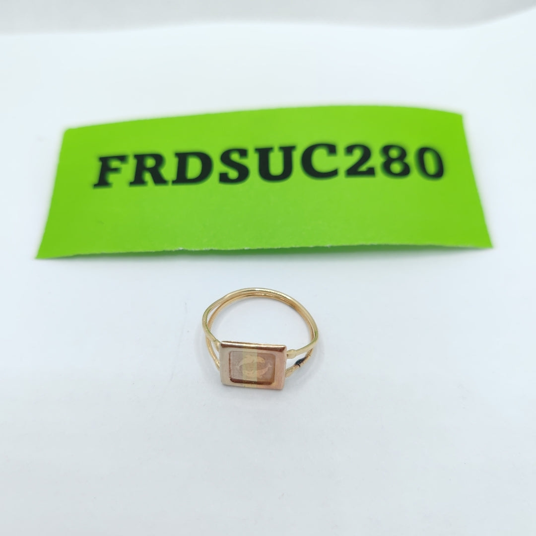 ANILLITO ORO, RODIADO 14 K 1.6 GRMS (SEMINUEVO)