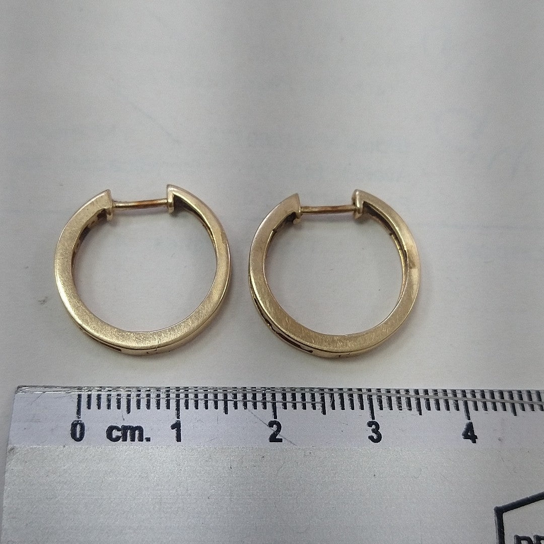 ARRACADAS PAR ORO 8 K 3.9 GRMS (SEMINUEVO)