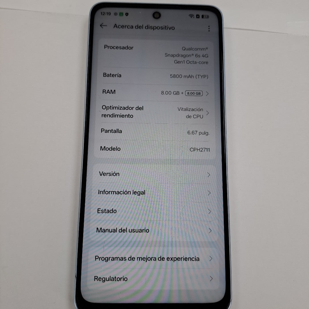 CELULAR OPPO A5 PRO CPH2711 (2025) 256 GB 8 GB RAM (SEMINUEVO)