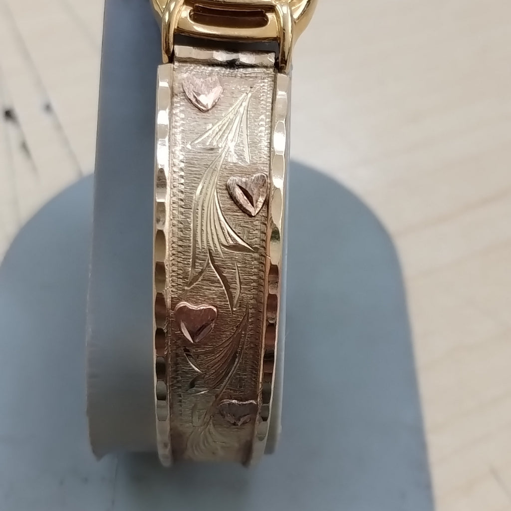 RELOJ CAJA ACERO PULSO ORO ORO 10 K 19.8 GRMS (SEMINUEVO)