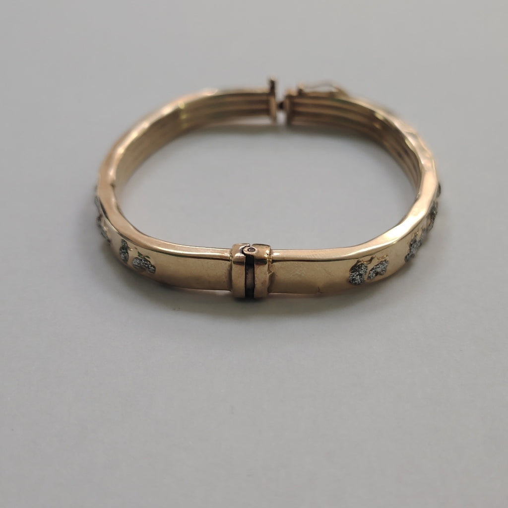 PULSERA RIGIDA ORO 14 K 8.7 GRMS (SEMINUEVO)