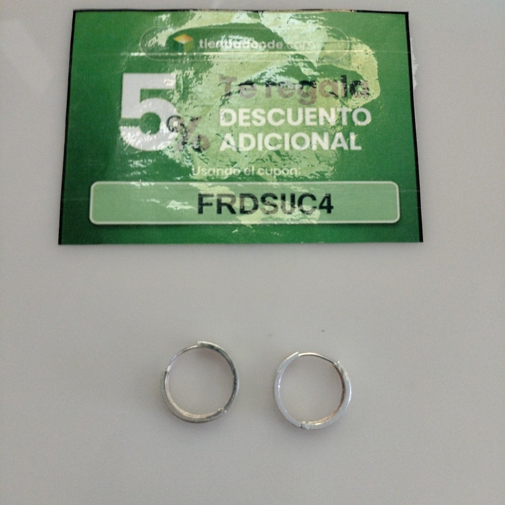 ARETES ARRACADAS GRECAS PLATA .925 4.13 GR (NUEVO)