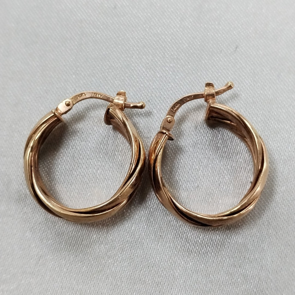 ARRACADAS PAR ORO 14 K 3,80 GRMS (SEMINUEVO)