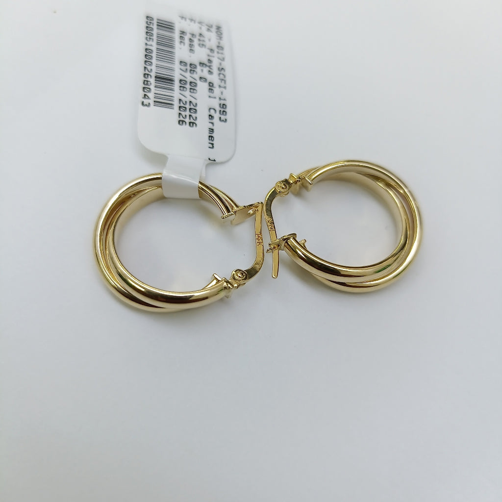 ARRACADAS ORO 14K 2.1 (NUEVO)