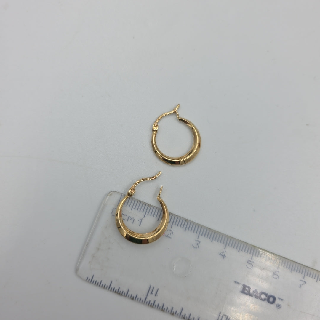 ARRACADAS PAR ORO 14 K 1.2 GRMS (SEMINUEVO)