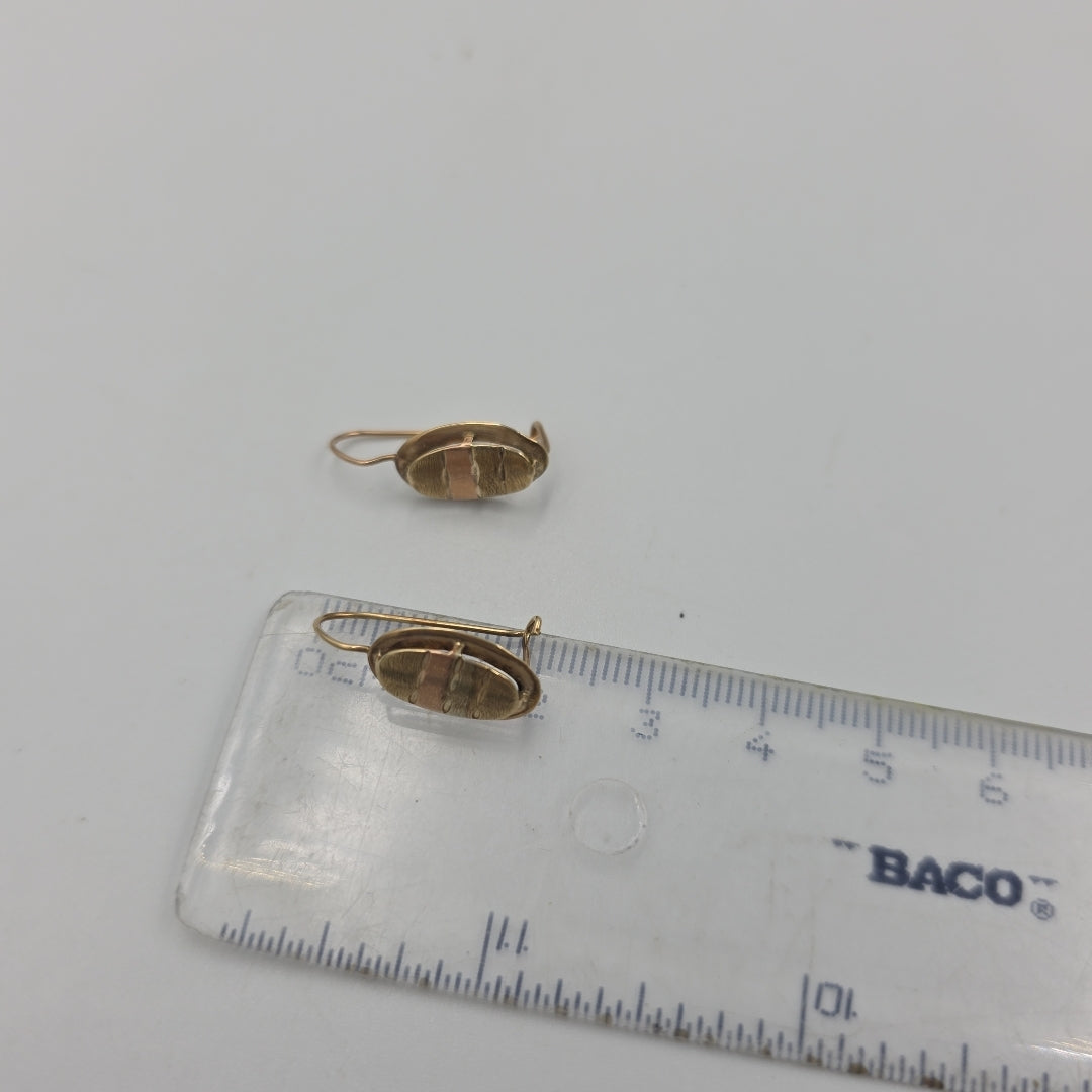 ARETES PAR ORO 8 K 1.1 GRMS (SEMINUEVO)