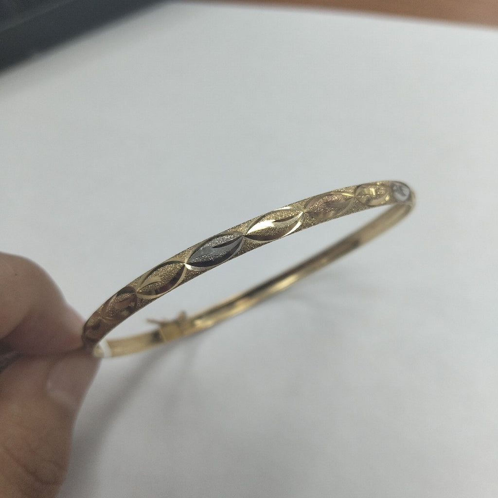 PULSERA RIGIDA ORO 10 K 4,60 GRMS (SEMINUEVO)