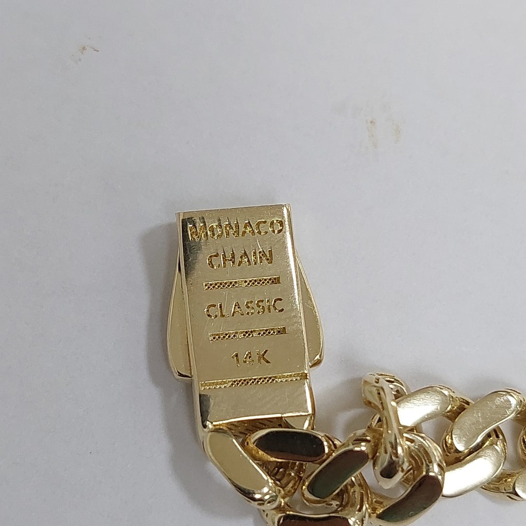 PULSERA MONACO ORO 14K 9.6 (NUEVO)