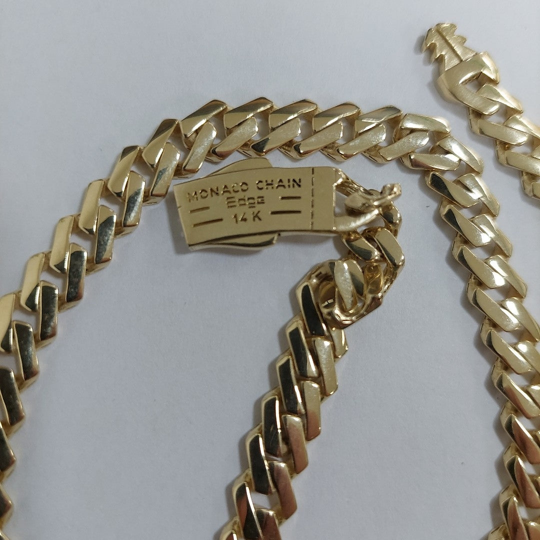 CADENA MONACO ORO 14K 24.8 (NUEVO)