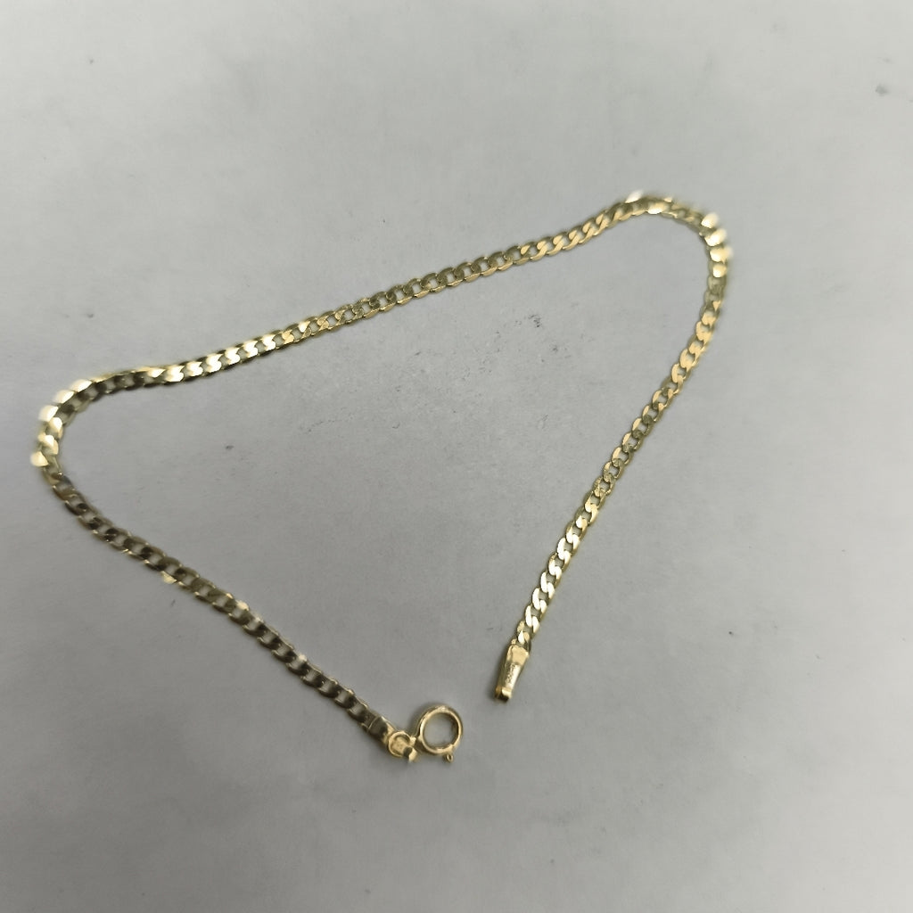 PULSERAS DAMA BARBADA AMARILLA ORO 14K 1.2 (NUEVO)