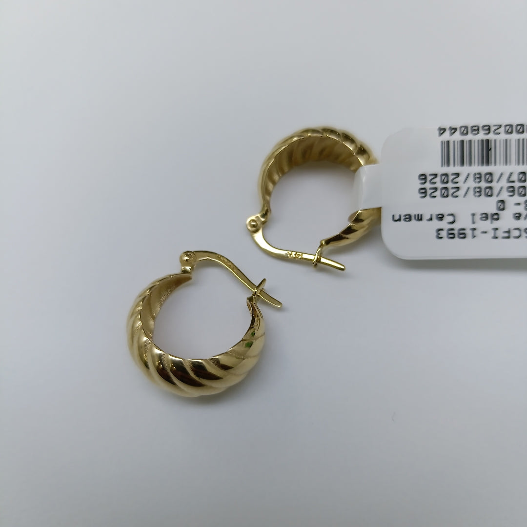 ARRACADAS ORO 14K 2.4 (NUEVO)
