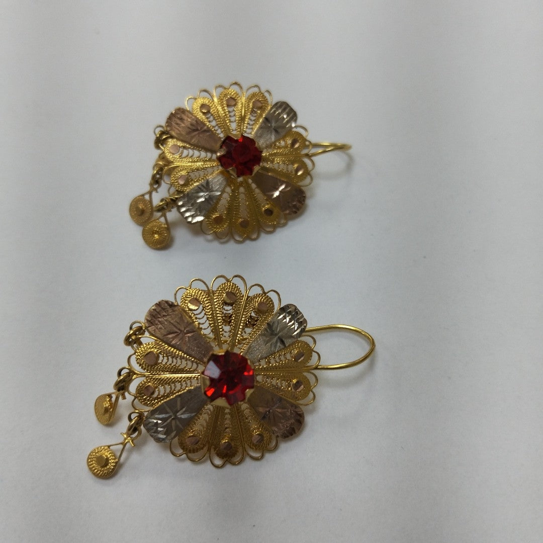 ARETES PAR ORO 10 K 7 GRMS (SEMINUEVO)