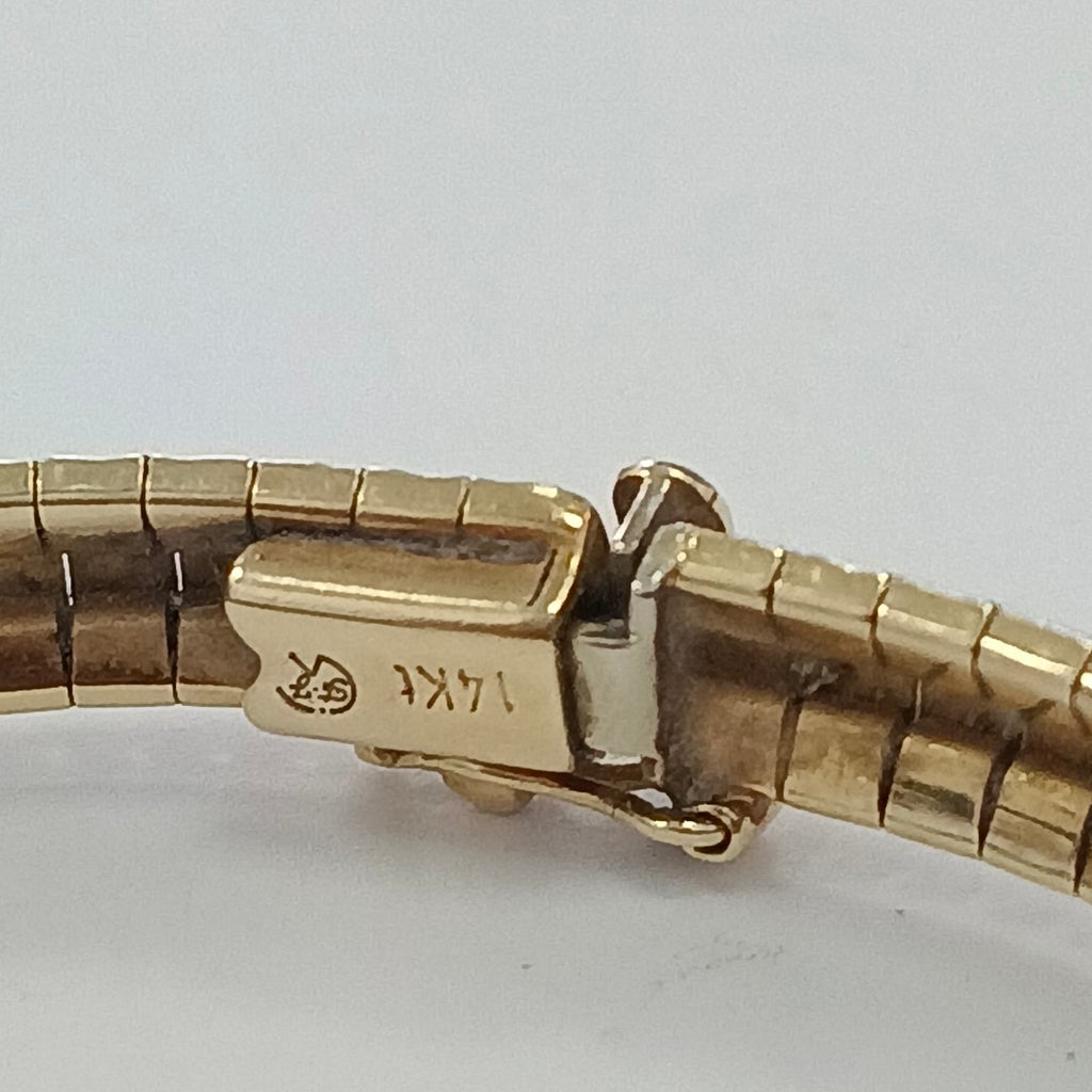 PULSERA RIGIDA ORO 14 K 13 GRMS (SEMINUEVO)