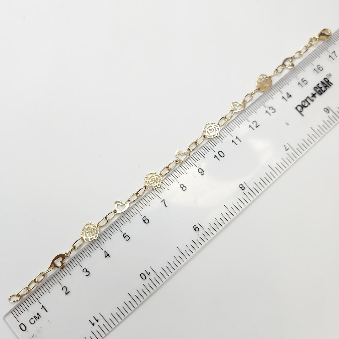 PULSERAS DAMA ORO 14K 2.7 (NUEVO)