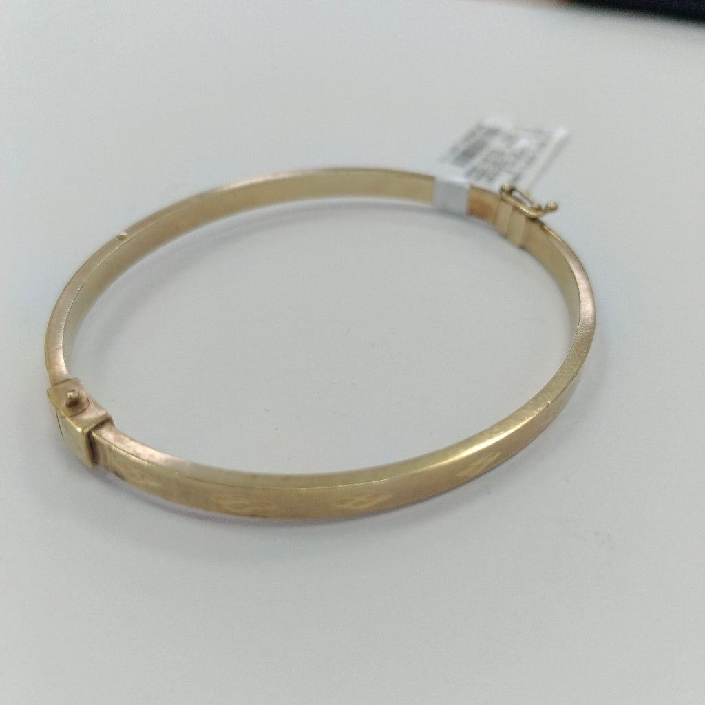 PULSERA RIGIDA ORO 10 K 6,30 GRMS (SEMINUEVO)