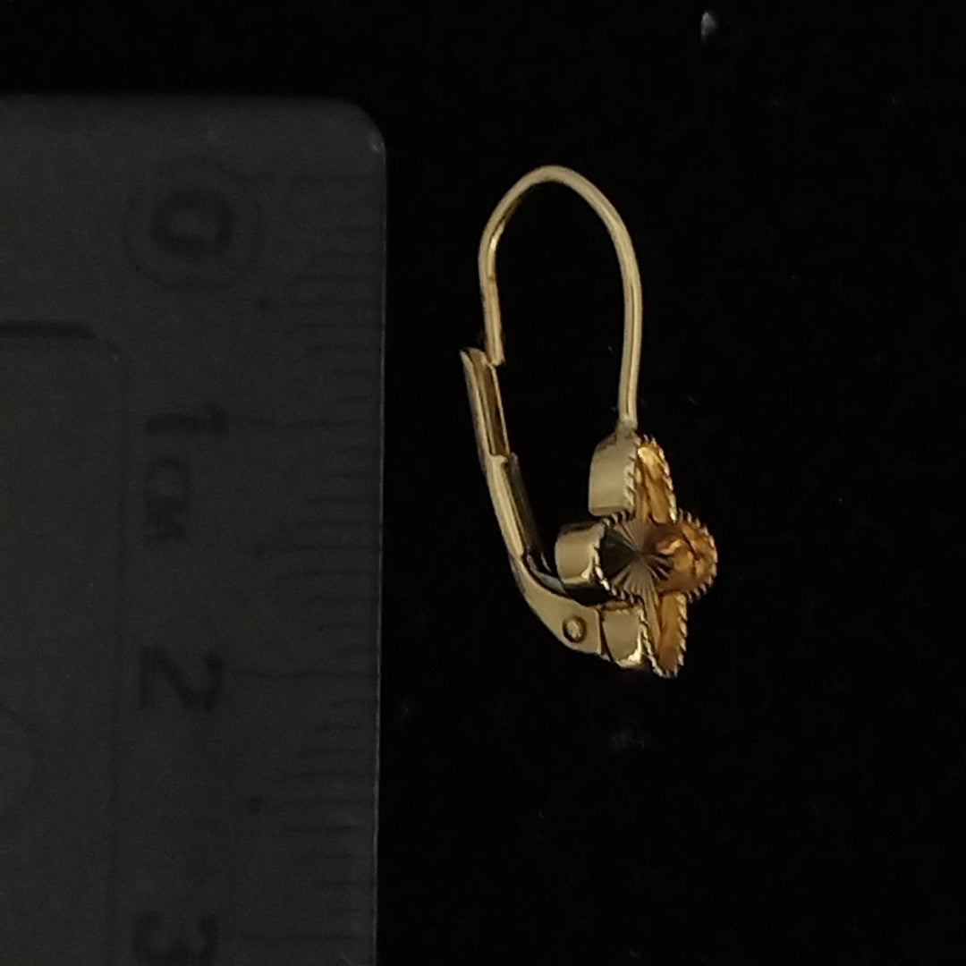 ARETES PAR ORO 14 K 1.8 GRMS (SEMINUEVO)