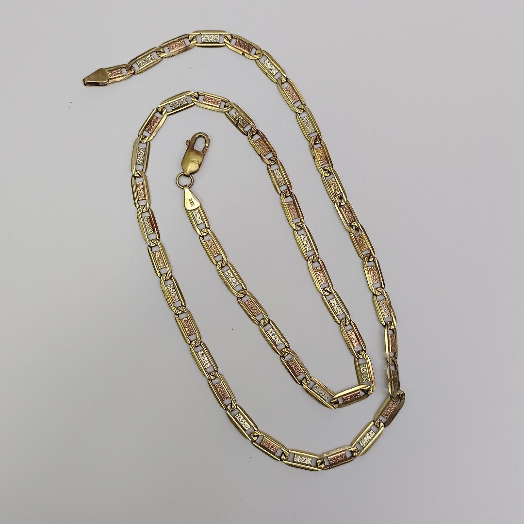 CADENA ORO COMBINADO 10 K 27.2 GRMS (SEMINUEVO)